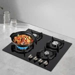 Gas Cooktop Stove 4 Burners Ng/lpg Built-in Kitchen Tempered Glass. Fixed Price $121.31.