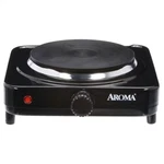 Aroma Single Burner Hot Plate Stove Portable Cooktop Countertop Cast Iron Rv. Fixed Price $17.86.