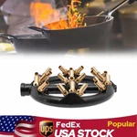 23-TIPS Natural Gas Jet Burner For Chinese Wok Range Cast Iron Body Round Usa. Fixed Price $50.05.