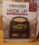 Crock-pot Hook Up Connectable Entertainmenting System Dual 1-QT Ovals New Sealed. Fixed Price $65.00.