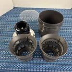 Kitchenaid Juicer Basket Set Sauce Low Pulp Gray Plastic For Smeg SMF01 Mixer. Fixed Price $33.99.