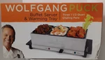Wolfgang Puck Buffet Server & Warming Tray New Has 3 1.5 Qt. Chafing Pans. Fixed Price $29.99.