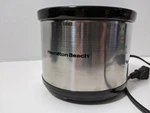 Hamilton Beach SC40 33006 Mini Slow Cooker Silver Space Saver. Fixed Price $9.99.