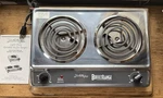 Broilking PR-D1 Double Burner Buffet Range Hot Plate Cooktop With Manual-works. Fixed Price $40.00.