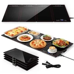 Electric Warming TRAY,4-IN-1 Modular Food Warmers For Parties Buffet With 10 .... Fixed Price $166.52.