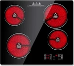 Kadorer 24" In Electric Cooktop Burner Ceramic Stove 220V-240V 6000W. Fixed Price $151.99.