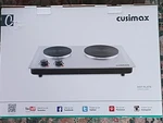 Cusimax Double Hot Plate Burner -1800W. Fixed Price $55.00.