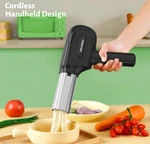 Daluohill Handheld Electric Pasta Maker, 5-IN-1 Cordless, Rechargeable- Black. Fixed Price $49.99.
