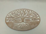 Gorgeous Terra Cotta Bread Warmer Serrv International Tree Of Life 10" X 6.5". Fixed Price $21.00.