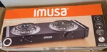 Imusa Hornilla Electric Double Burner 1750W. Fixed Price $12.00.