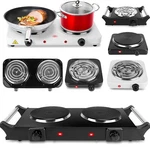 1000/2000W Portable Electric Single Dual Burner Hot Plate Cooktop Cooking Stove. Fixed Price $43.04.