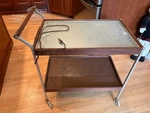 Vintage Salton Hotable Food Warmer Rolling Cart **local Pick Up Only** Clean. Fixed Price $166.00.