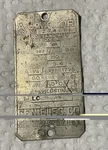 Vintage General Electric Brass Alternating Current Motor Id Name Plate. Fixed Price $7.95.