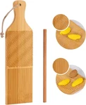 Gnocchi Board Hand Crafted Paddle With Garganelli Stick Maveite Cavatell. Fixed Price $19.60.