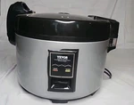Vevor X1301 5.2L Rice Cooker 1350W 120V Commercial Electric Silver/black Spatula. Fixed Price $17.99.