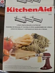Kitchenaid 3-PIECE Pasta Roller Cutter Stand Mixer Attachment Set. Fixed Price $129.99.