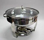 Chafing Dish, 5 Quart, Stainless Steel Professional Multi-function Kitchen Trend. Fixed Price $26.50.