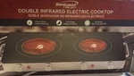 Brentwood TS-382 1800W Double Infrared Electric Countertop Burner Black/silver. Fixed Price $74.99.