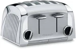 Cuisinart CMT-400 Cast-metal Stainless Steel Color 4-SLICE Toaster Please Read. Fixed Price $49.99.