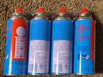 Lot Of 4 Vtg Iwatani BU-6 Butane Fuel For Cassette Feu Stove & Torch Refills Nos. Fixed Price $54.95.