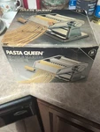 Himark Vintage Pasta Queen Noodle Making Machine Box. Fixed Price $25.99.