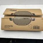 New Nuwave Precision Cast Iron Grill W/ Oil Drip Tray Nib Model 31104A. Fixed Price $19.50.