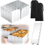 2 Pcs 40 Plate Chafing Dish Wind Stove Camping Guard 67 X 7.8'' Stainless Steel. Fixed Price $47.95.