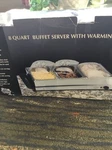 Crofton 8 Qt. Buffet Server With Warming Tray 3 Removable Containers 2.7 Each. Fixed Price $32.50.