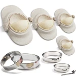 Mumsung Empanada Maker Press, 6-INCH Extra Large 6"+4"+3 +2.6 White. Fixed Price $38.66.