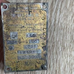 Vintage Westinghouse Electric Brass Id Name Plate Plaque 1/2 X. Fixed Price $11.20.