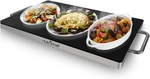 Stainless Warming Hot Plate - Keep Food W/ Portable Electric Tray Dish. Fixed Price $141.99.