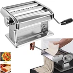 Hand-cranked Stainless Steel Fresh Pasta Noodle Maker Roller & Cutter Home. Fixed Price $26.98.