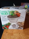 Ceramic Hot Dip Server Progressive International Corp. GHDS-2 1993. Fixed Price $15.00.