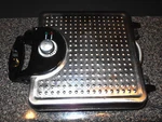 Food Network Belgian 4 Square Waffle Maker Sensio Model YDE813 Stainless Steel. Fixed Price $17.50.