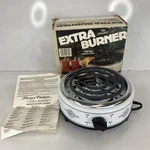 Extra Burner By Munsey 1100 Watt FB-1 In White Excellent Condition Tested. Fixed Price $19.13.