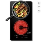 Sunmaki Electric Ceramic Cooktop Cooker Stove Burners Hot Plate 12 Inch 1800W. Fixed Price $81.89.