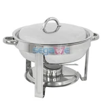 Cook And Home Round Chafing Dish Chafer Quart Stainless Steel With Lid 5-QT. Fixed Price $36.19.