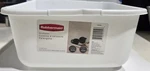 Rubbermaid 2951-AR White Plastic Sink Dishpan 11.4 In, Open Box. Fixed Price $14.99.