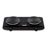 Cukor 1800W Portable Double Electric Hot Plate Cooktop, 6" & 5.2" Burners, Black. Fixed Price $30.00.