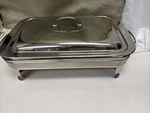 Gourmet Buffet 13 Inch Covered Dish, Professional Heavy Duty Stainless Steel. Fixed Price $24.99.