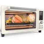 Nuwave Bravo Pro Smart Toaster Oven Combo 1800W,VANILLA Cream. Fixed Price $206.22.
