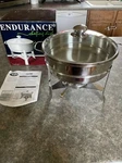 Endurance Stainless Steel 3-QUART Chafing Dish (good Condition). Fixed Price $40.00.