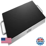 Nutrichef Stainless Warming Hot Plate - Keep Food W/ Portable Electric. Fixed Price $143.95.