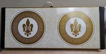 Vintage Atlantic Precision Works Warm-o-tray 60F Fleur De Lis Warming. Fixed Price $25.00.