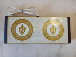 Vtg Atlantic Precision Warm-o-tray Electric Food Warmer Hor Plate Fleur De Lis. Fixed Price $10.79.