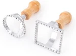 Fox Run Set Of 2 Aluminum Ravioli Stamps With Wood Handle. Fixed Price $13.44.