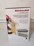 New Kitchenaid Stand Mixer Attachment 3-PIECE Pasta Roller Cutter Set Ksmpra. Fixed Price $120.00.