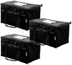 3 Pack Insulated Black Catering Delivery Chafing Dish Food Full Pan Carrier Bag. Fixed Price $124.20.