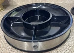 New Ge Heated Party Platter Warming Tray 4 Qt Stainless Appetizer Server No Box. Fixed Price $29.00.
