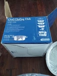 Oval Chafing Dish 18/10 Stainless Steel 4.2 Qt Tramontina Lifetime Warranty New. Fixed Price $52.00.